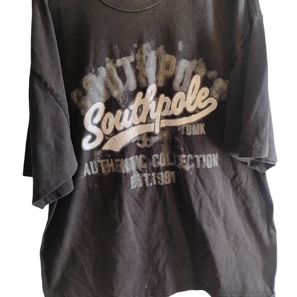 Southpole Vintage 90's Y2K T Shirt XL Baggy Hip Hop Rap Skater Goth Punk Grunge